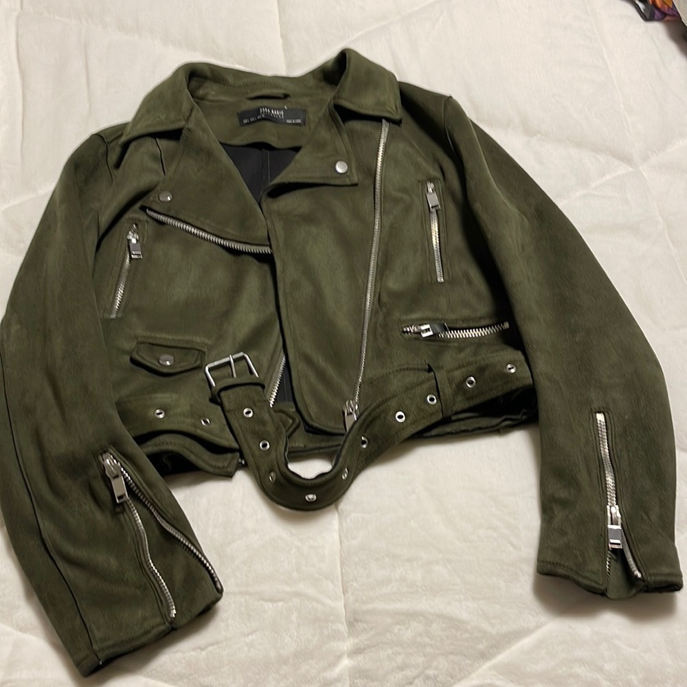COPY - Zara suede Moto jacket